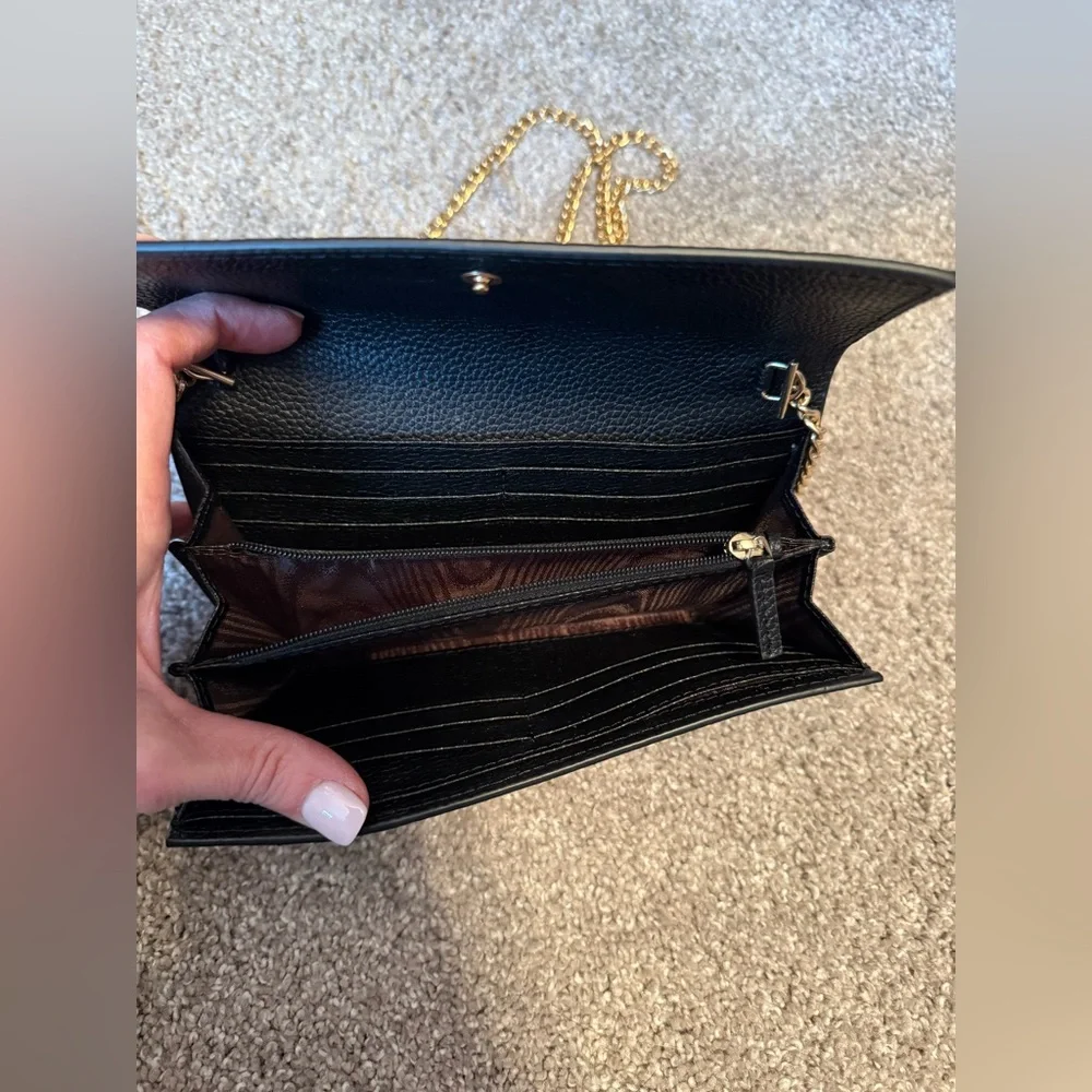 GG Black and Gold Crossbody Bag - Picture 3 of 7